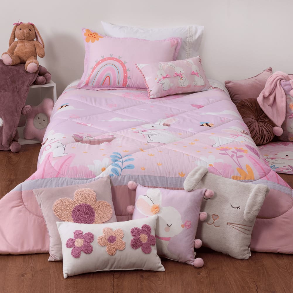 Edredón Kids Floral Bunny