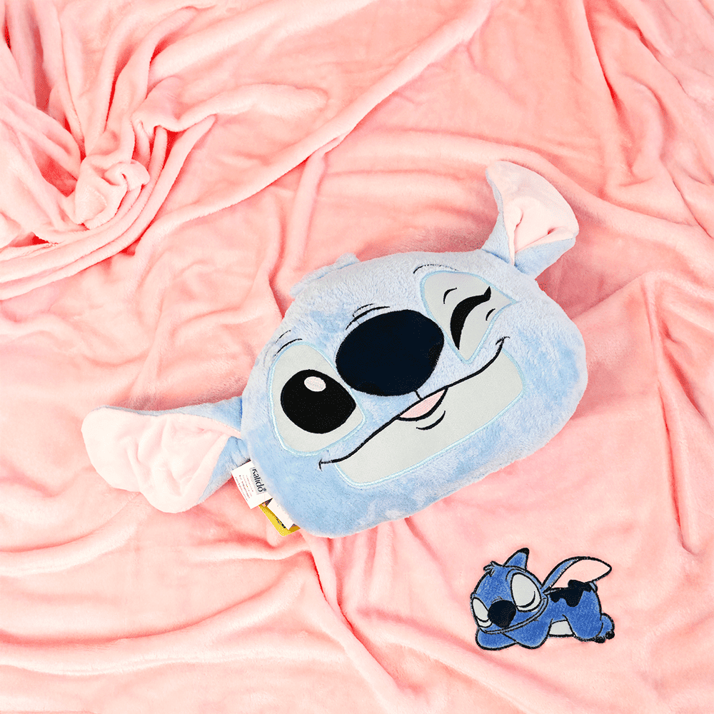 COBIJA AVENTURA TROPICAL STITCH BORDADA