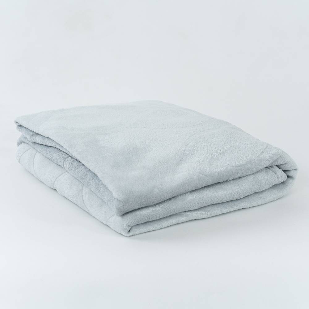 COBIJA ESSENTIALS OLAS GRIS PLATA