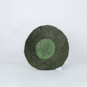 COJIN ESSENTIALS BOTON VERDE OLIVA