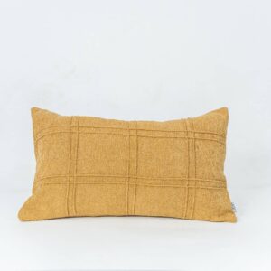 COJIN ESSENTIALS LINEAS BACATA MOSTAZA