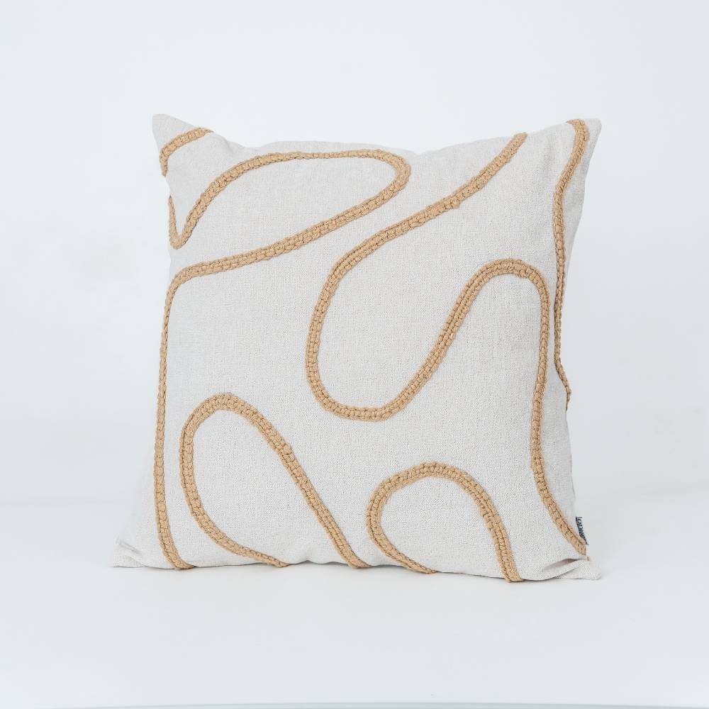 COJIN ESSENTIALS TIERRA VIVA SANTORINI NIEVE