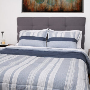 Edredón Trendy Cationica Jaspeado Azul