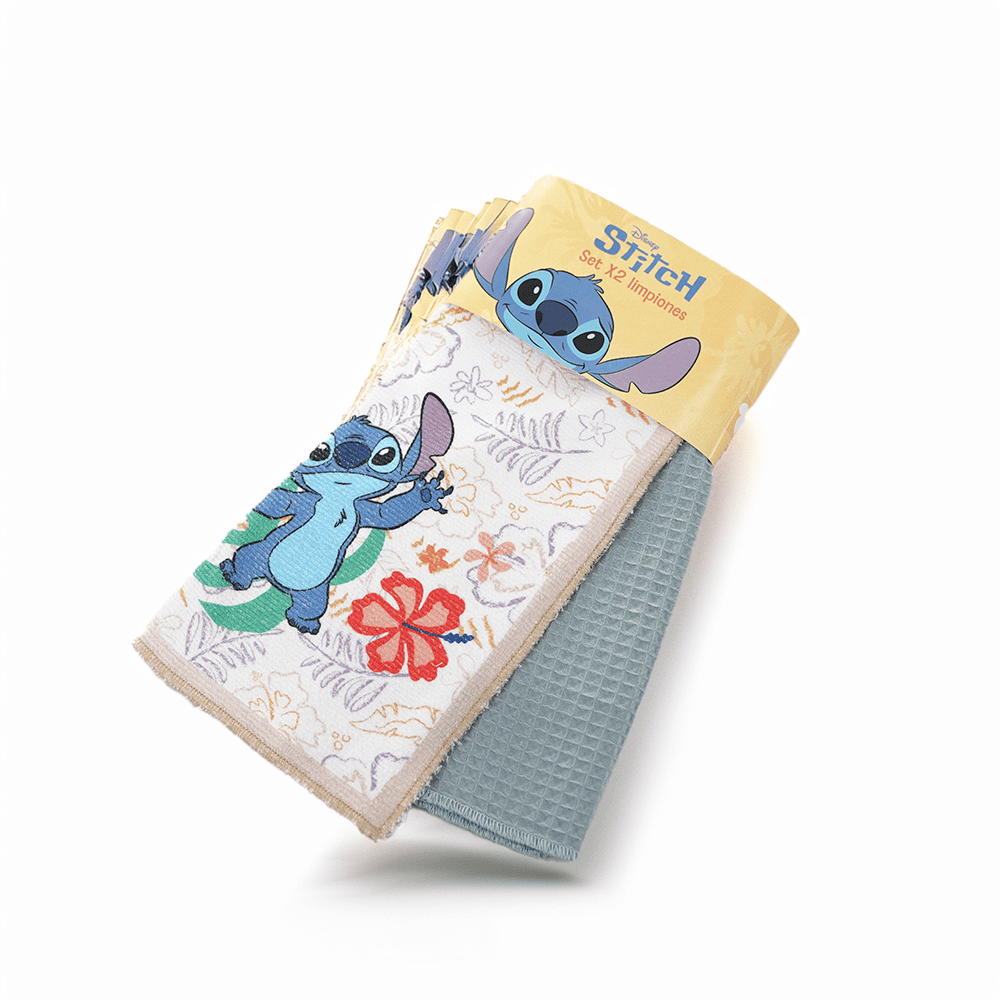 SET X 2 LIMPIONES STITCH