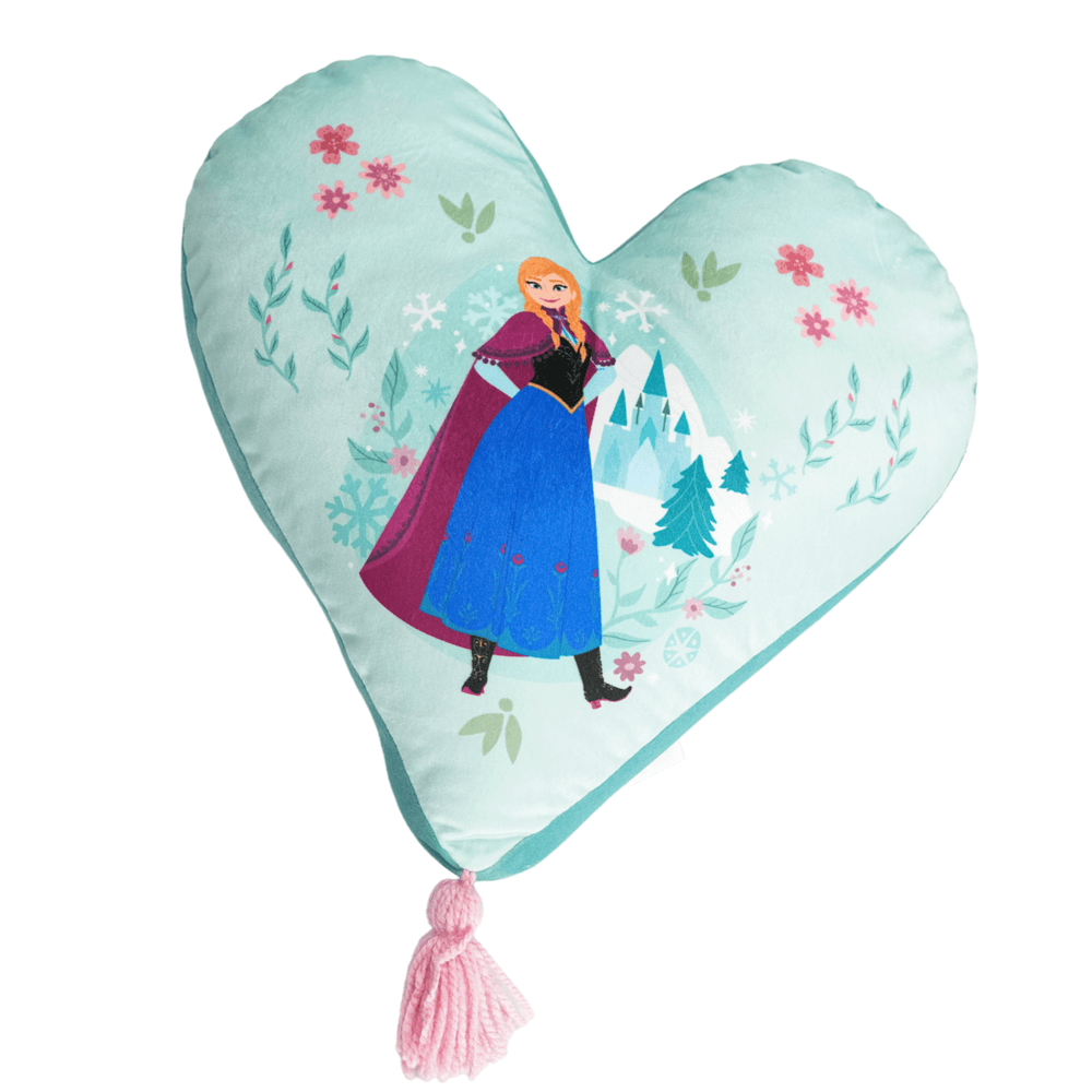 COJIN FROZEN ANNA CORAZON BORLA JADE FORMA