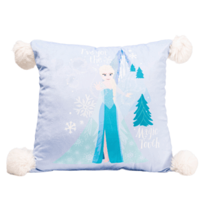 COJIN FROZEN ELSA POMPONES