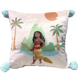 COJIN MOANA CON POMPONES