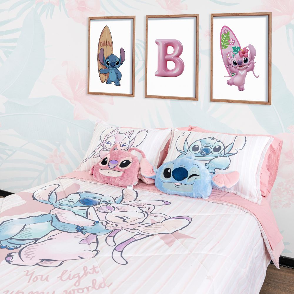Edredón Stitch and Angel