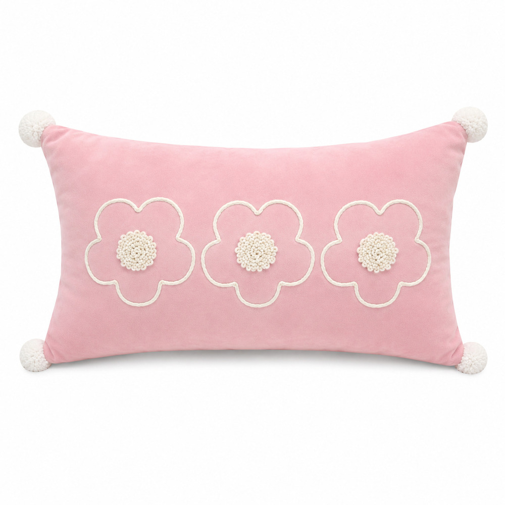 COJIN ENCHANTED GARDEN FLOR TUFTING