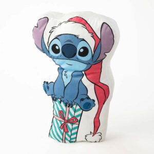 Cojin Merry Everything stitch navideño forma