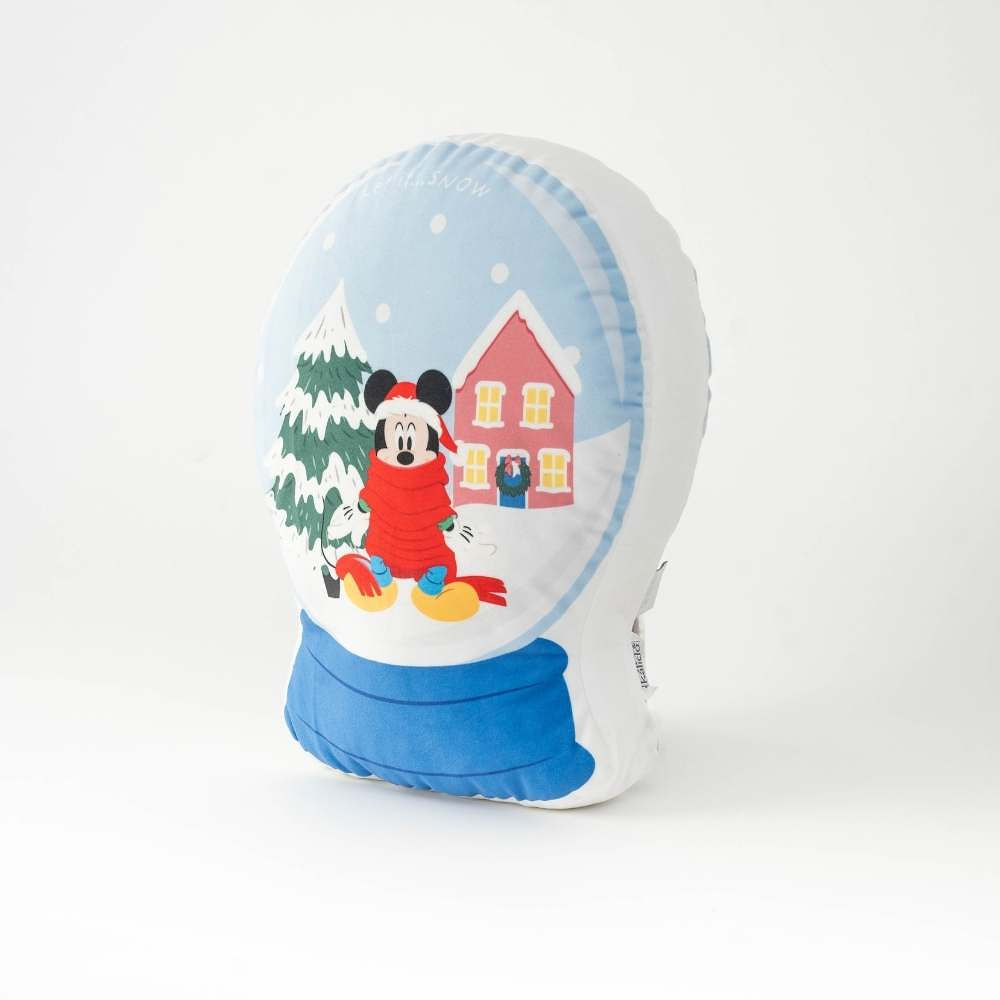 Cojin Merry Everything mickey esfera nieve forma