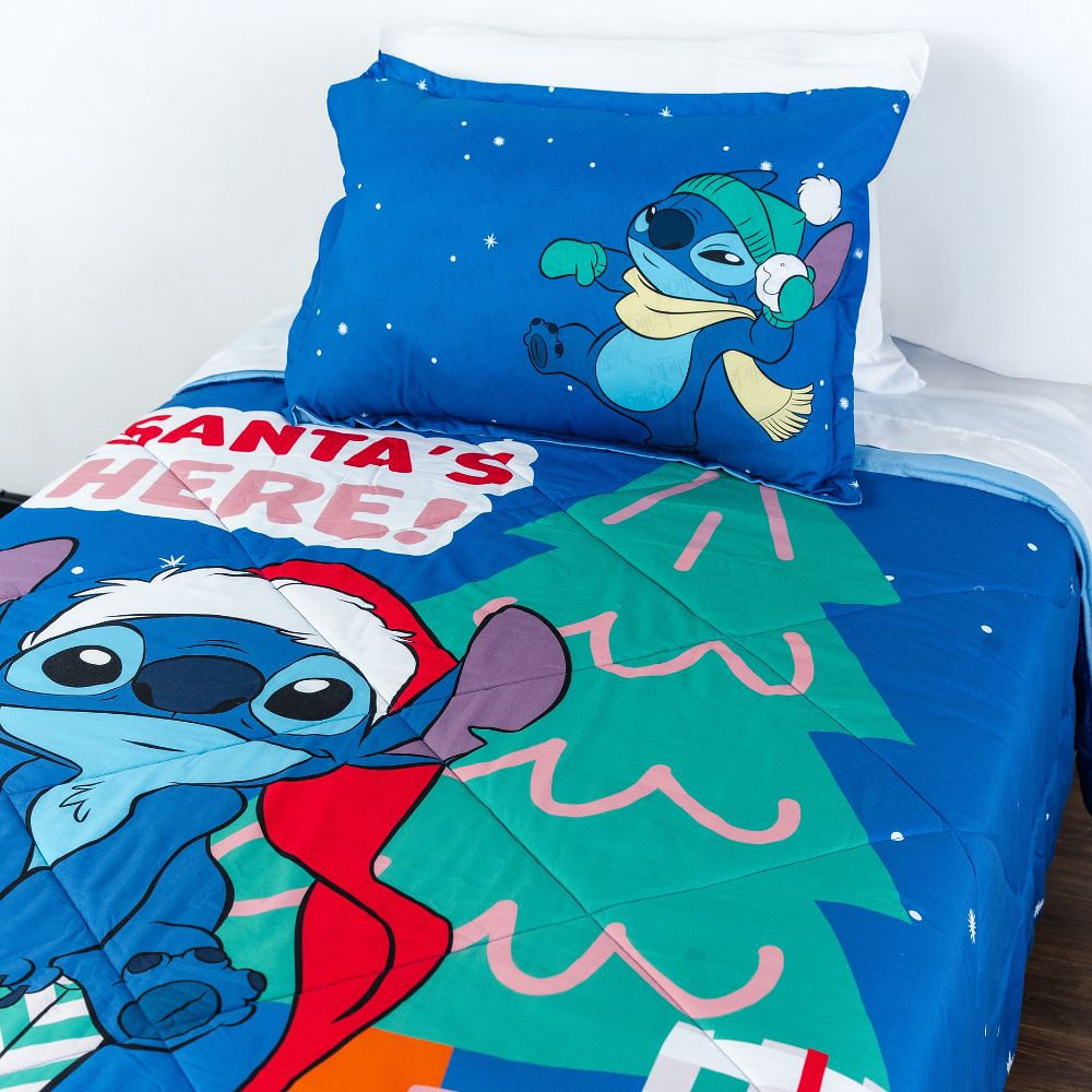 Edredón Merry Everything Stitch navideño