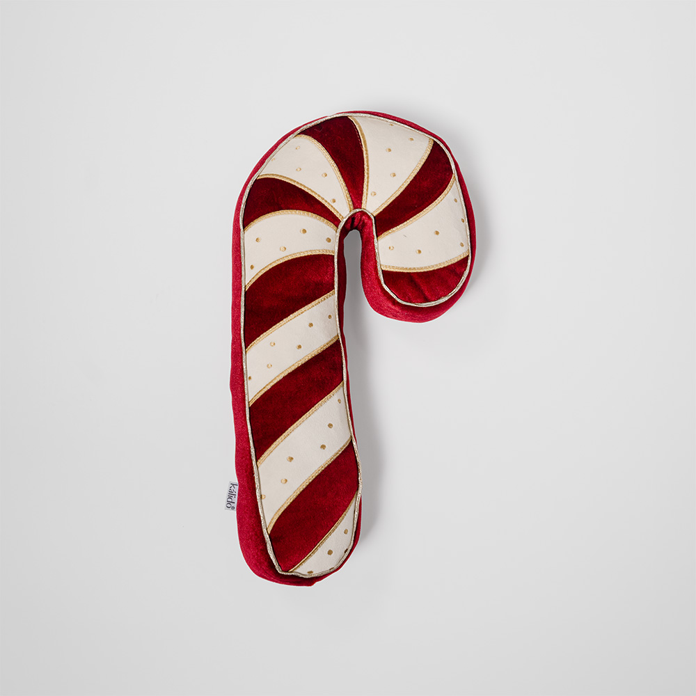 Cojin forma christmas market baston