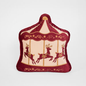 Cojin forma christmas market carrusel