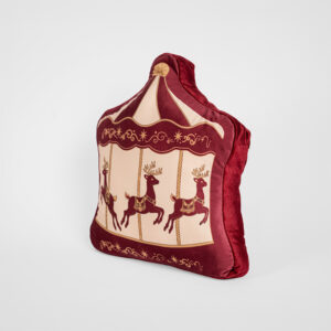 Cojin forma christmas market carrusel