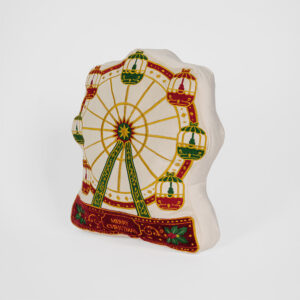Cojin forma christmas market rueda
