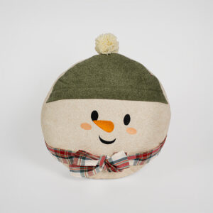 Cojin forma magia del bosque snowman